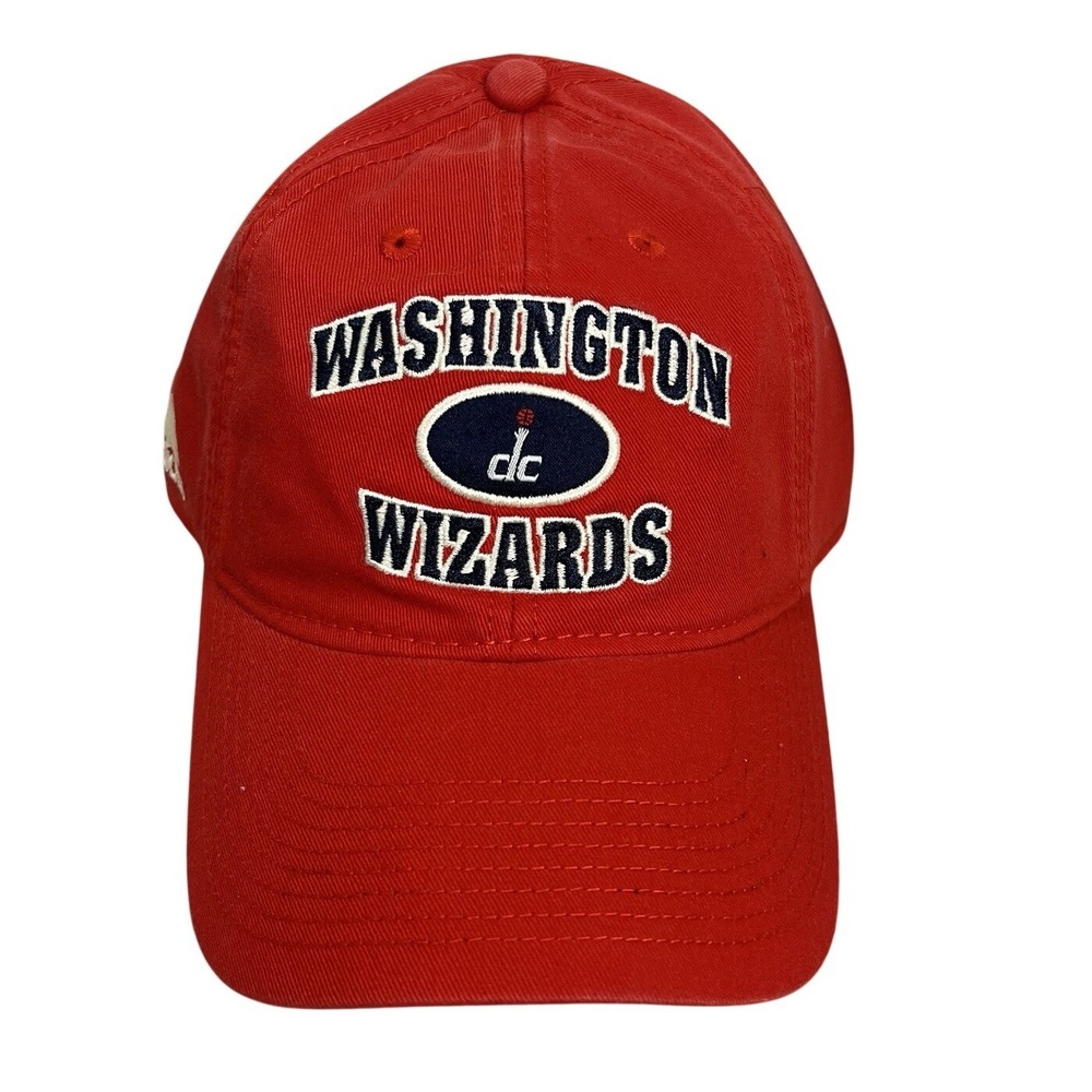Adidas Washington Wizards NBA Hat Red Adjustable Strapback‎ Baseball Cap NEW
